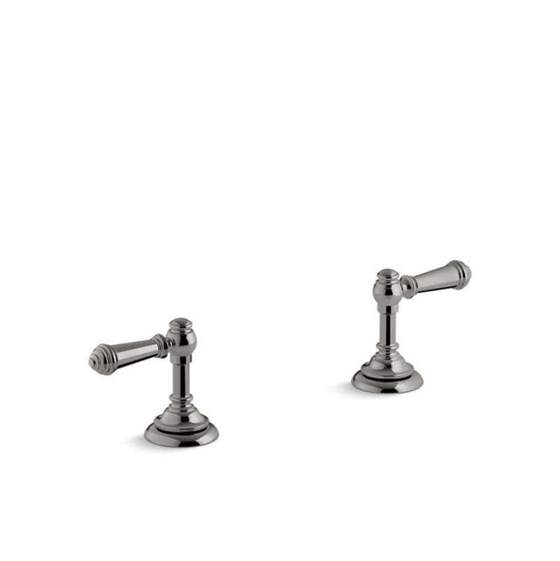 Kohler - Artifacts Deck-mount bath faucet handle trim with Lever design - Vibrant Titanium