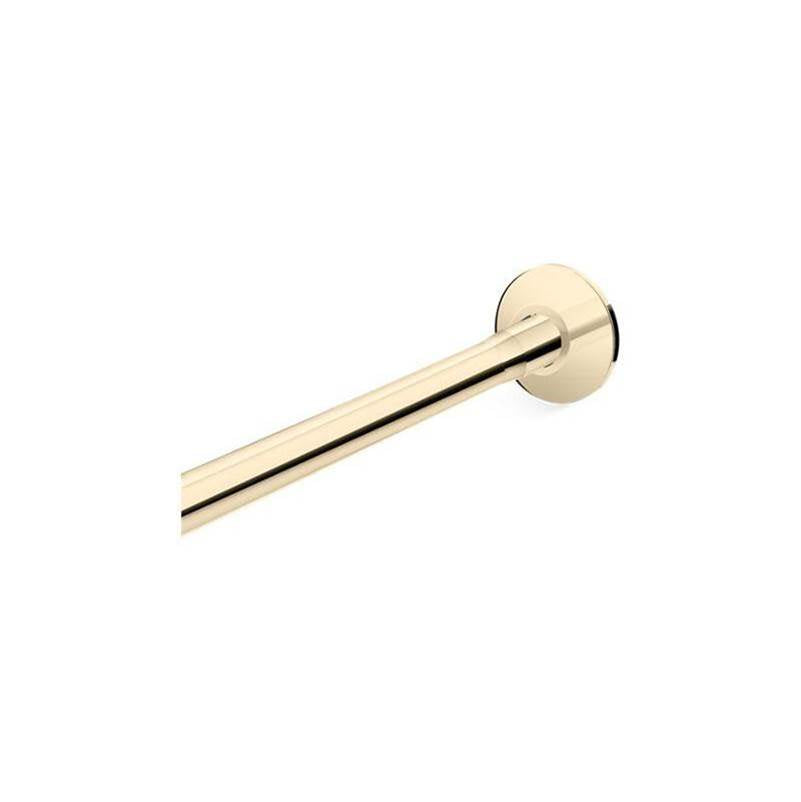 Kohler - Expanse Curved Shower Rod - Transitional Design - Vibrant French Gold