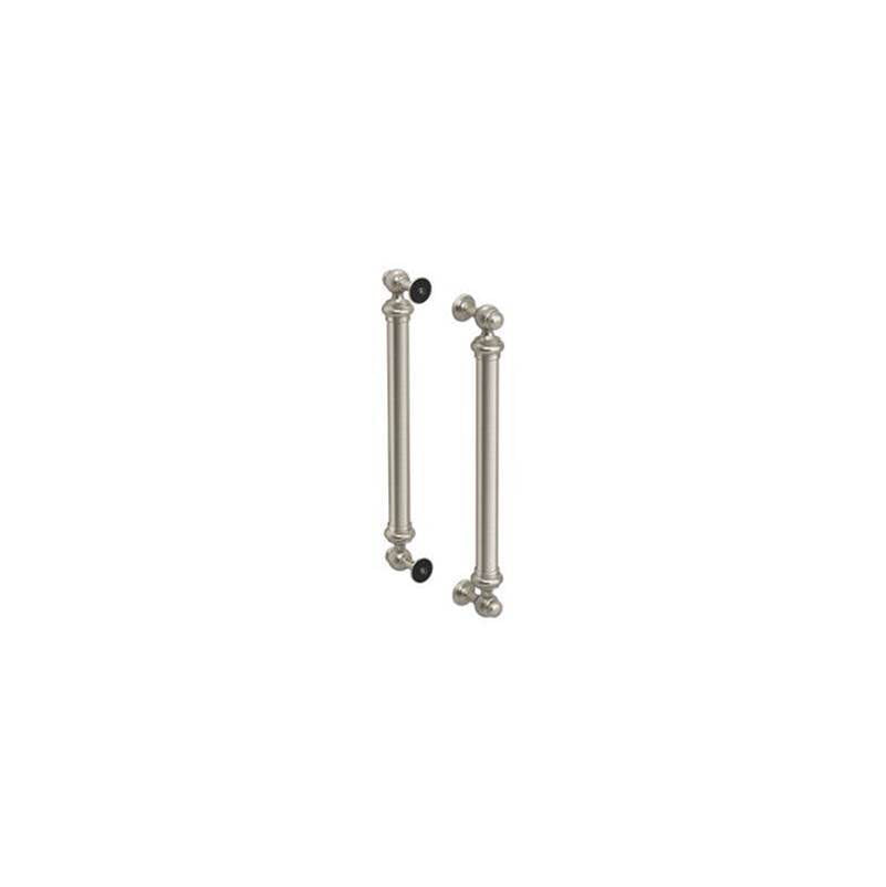 Kohler - Artifacts 16-7/16'' back-to-back shower door handles - Vibrant Brushed Nickel