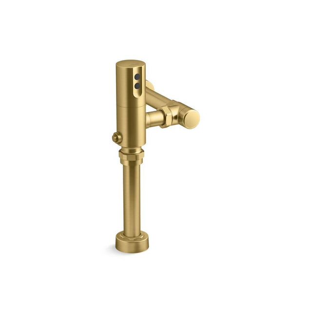 Kohler - Mach Tripoint Touchless toilet flushometer, DC-powered, 1.28 gpf - Vibrant Brushed Moderne Brass