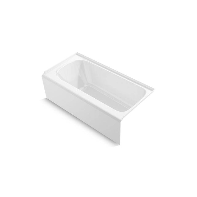 Kohler - AvecE 60'' x 30'' alcove bath, right drain - White