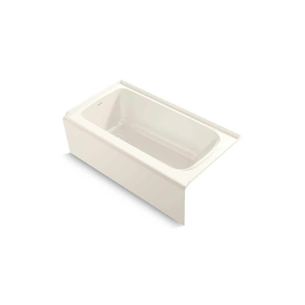 Kohler - AvecE 60'' x 32'' alcove bath, left drain - Biscuit
