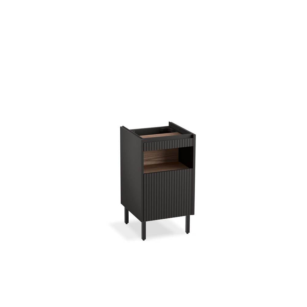 Kohler - Spacity 16-3/4'' wall-hung bathroom vanity cabinet - Dark Steel