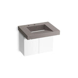 Kohler - ConstellationE 30'' wall-mount lavatory system - Ash Concrete