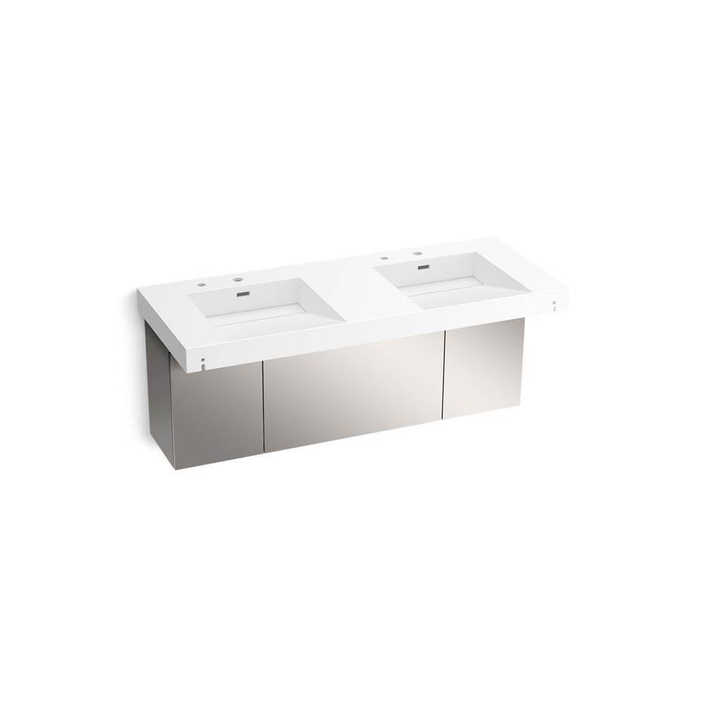 Kohler - ConstellationE 60'' wall-mount basin lavatory system - Glacier White