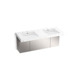Kohler - ConstellationE 60'' wall-mount basin lavatory system - Glacier White