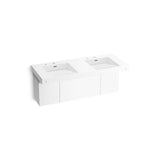 Kohler - ConstellationE 60'' wall-mount basin lavatory system - Glacier White
