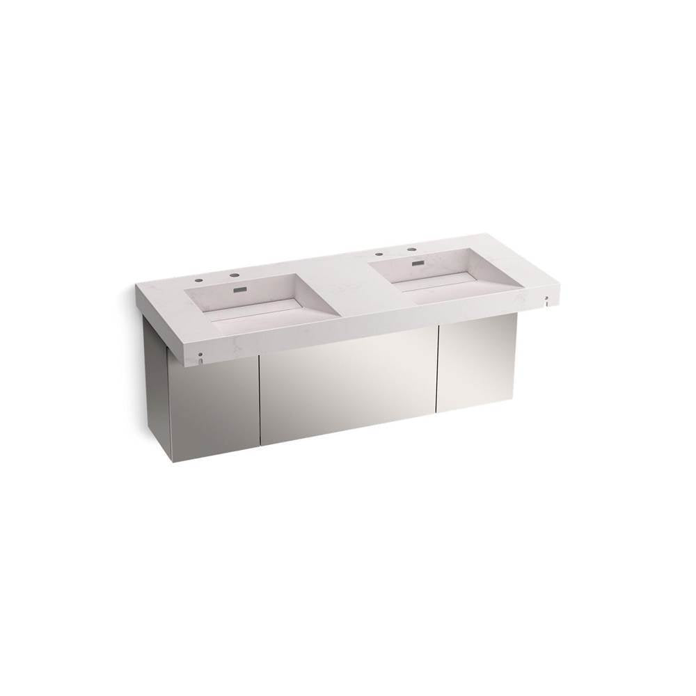 Kohler - ConstellationE 60'' wall-mount basin lavatory system - ET Statuario