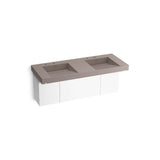 Kohler - ConstellationE 60'' wall-mount basin lavatory system - Concrete