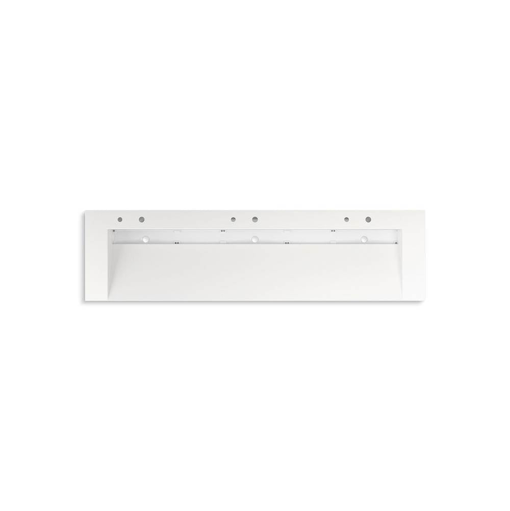 Kohler - ConstellationE 90'' wall-mount trough lavatory system - Iconic White