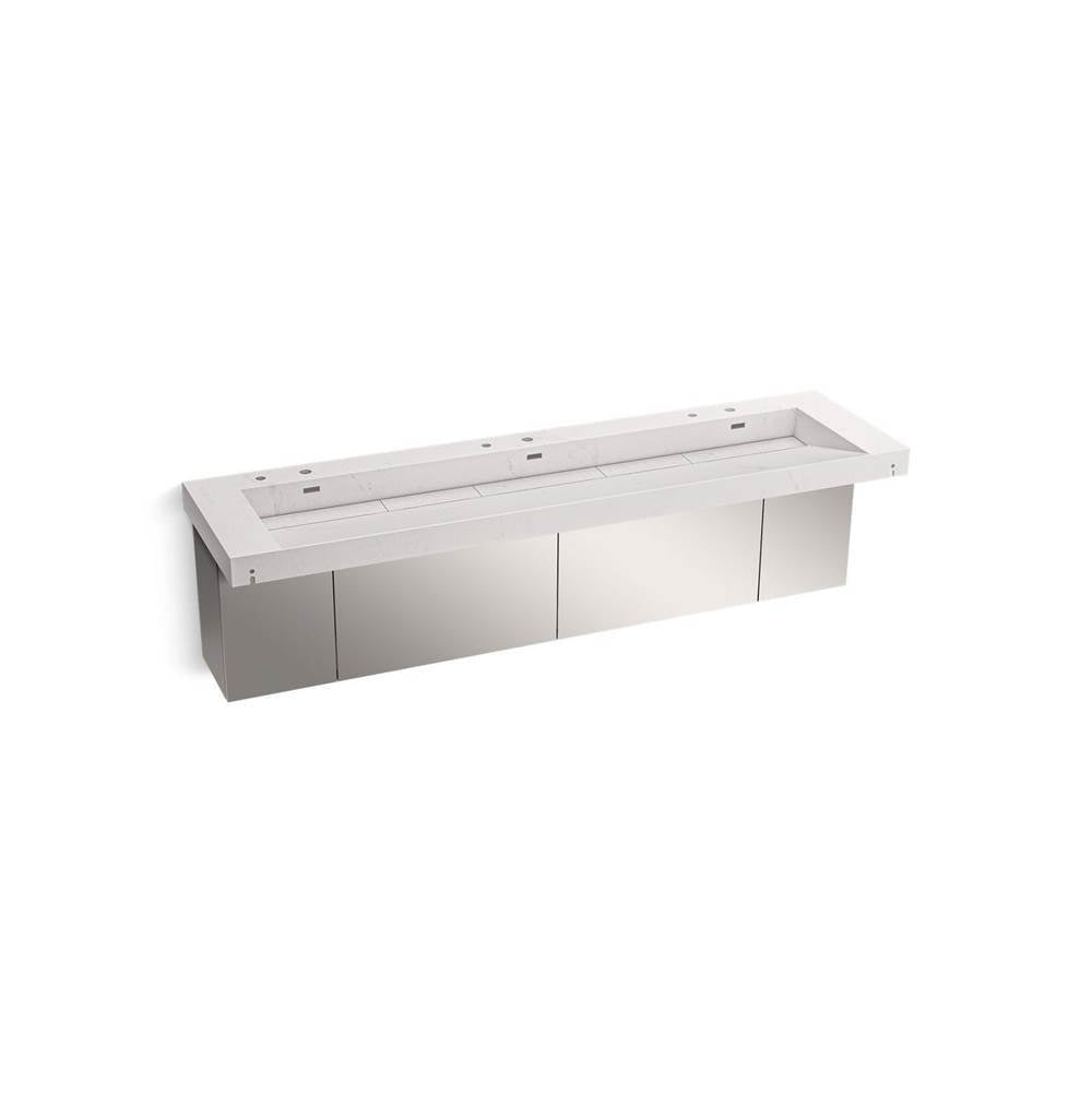 Kohler - ConstellationE 60'' wall-mount basin lavatory system with backsplash - ET Statuario