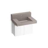 Kohler - ConstellationE 30'' wall-mount lavatory system with backsplash - Concrete