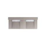 Kohler - ConstellationE 60'' wall-mount basin lavatory system with backsplash - Neutral Concrete