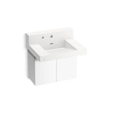 Kohler - ConstellationE 30'' wall-mount lavatory system with backsplash - Iconic White