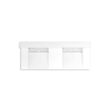 Kohler - ConstellationE 60'' wall-mount basin lavatory system with backsplash - Glacier White