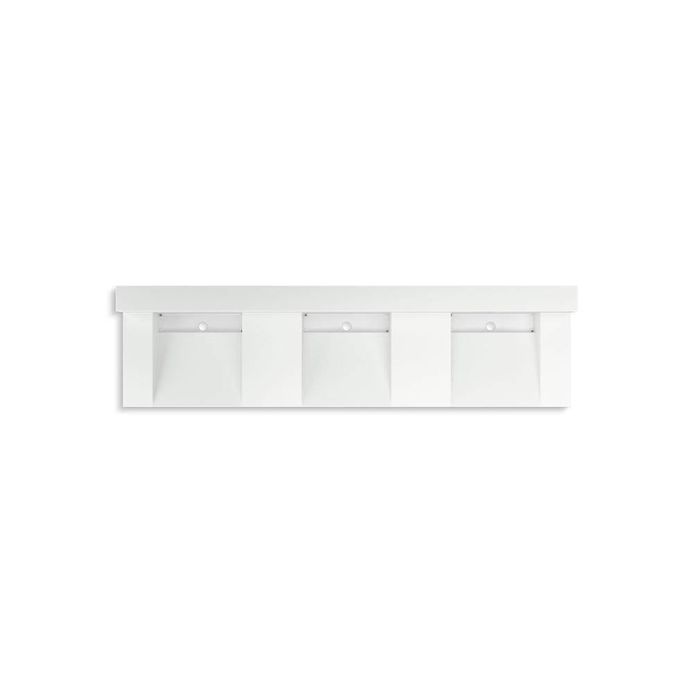 Kohler - ConstellationE 90'' wall-mount basin lavatory system with backsplash - Miami White