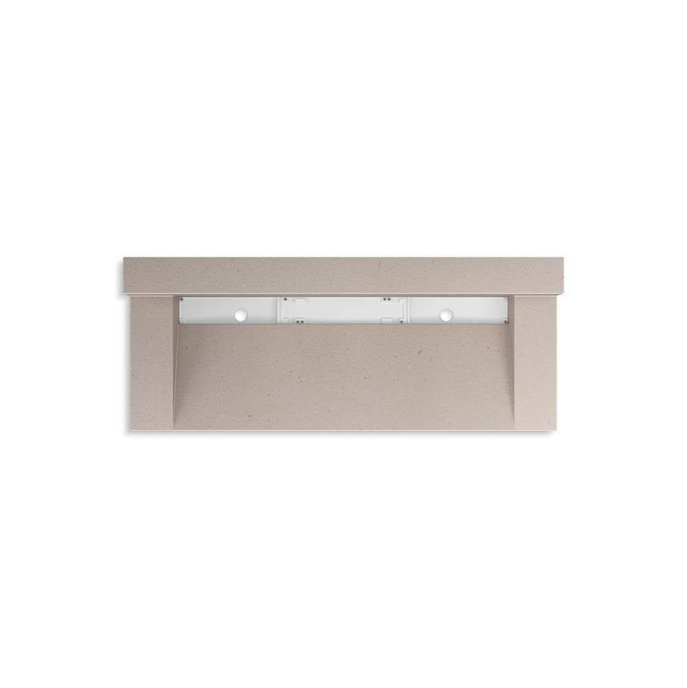 Kohler - ConstellationE 60'' wall-mount trough lavatory system with backsplash - Canvas