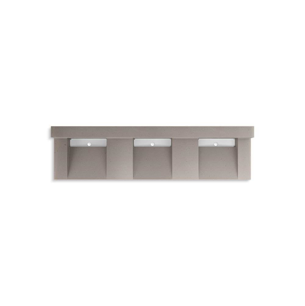Kohler - ConstellationE 90'' wall-mount basin lavatory system with backsplash - Concrete