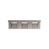 Kohler - ConstellationE 90'' wall-mount basin lavatory system with backsplash - Concrete