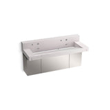 Kohler - ConstellationE 60'' wall-mount trough lavatory system with backsplash - ET Statuario
