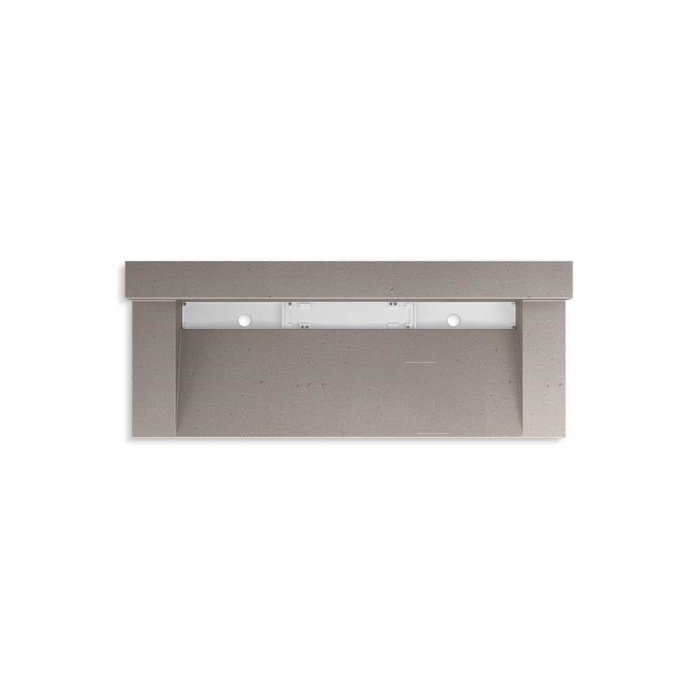 Kohler - ConstellationE 60'' wall-mount trough lavatory system with backsplash - Concrete