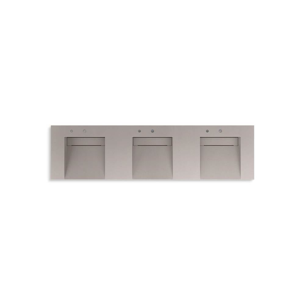 Kohler - ConstellationE 90'' wall-mount basin lavatory system - Neutral Concrete