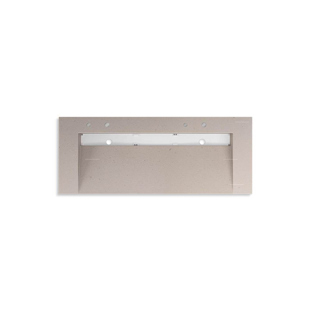 Kohler - ConstellationE 60'' wall-mount trough lavatory system - Canvas