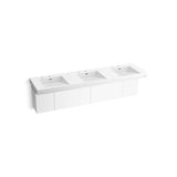 Kohler - ConstellationE 90'' wall-mount basin lavatory system - Glacier White