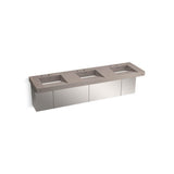 Kohler - ConstellationE 90'' wall-mount basin lavatory system - Concrete