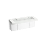 Kohler - ConstellationE 60'' wall-mount trough lavatory system - Miami White