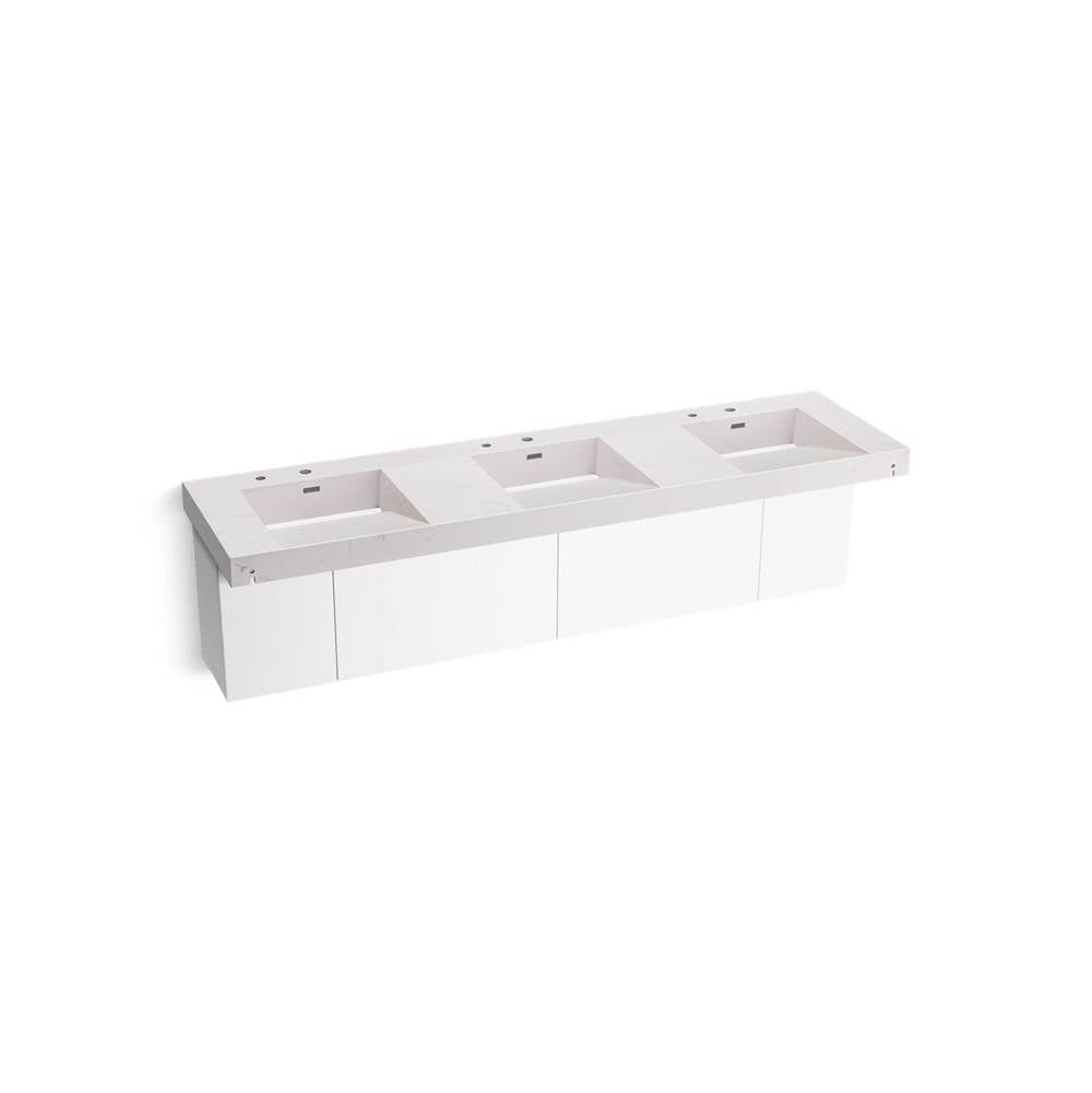 Kohler - ConstellationE 90'' wall-mount basin lavatory system - ET Statuario