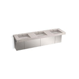 Kohler - ConstellationE 90'' wall-mount basin lavatory system - DesertSilver