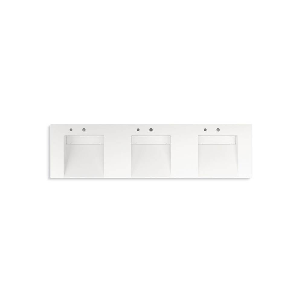 Kohler - ConstellationE 90'' wall-mount basin lavatory system - Iconic White