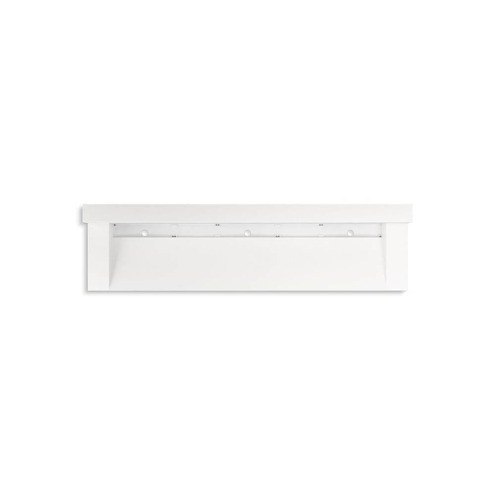 Kohler - ConstellationE 90'' wall-mount trough lavatory system with backsplash - Iconic White
