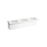 Kohler - ConstellationE 90'' wall-mount basin lavatory system - Miami White