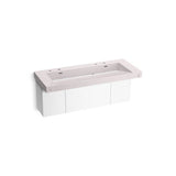 Kohler - ConstellationE 60'' wall-mount trough lavatory system - ET Statuario