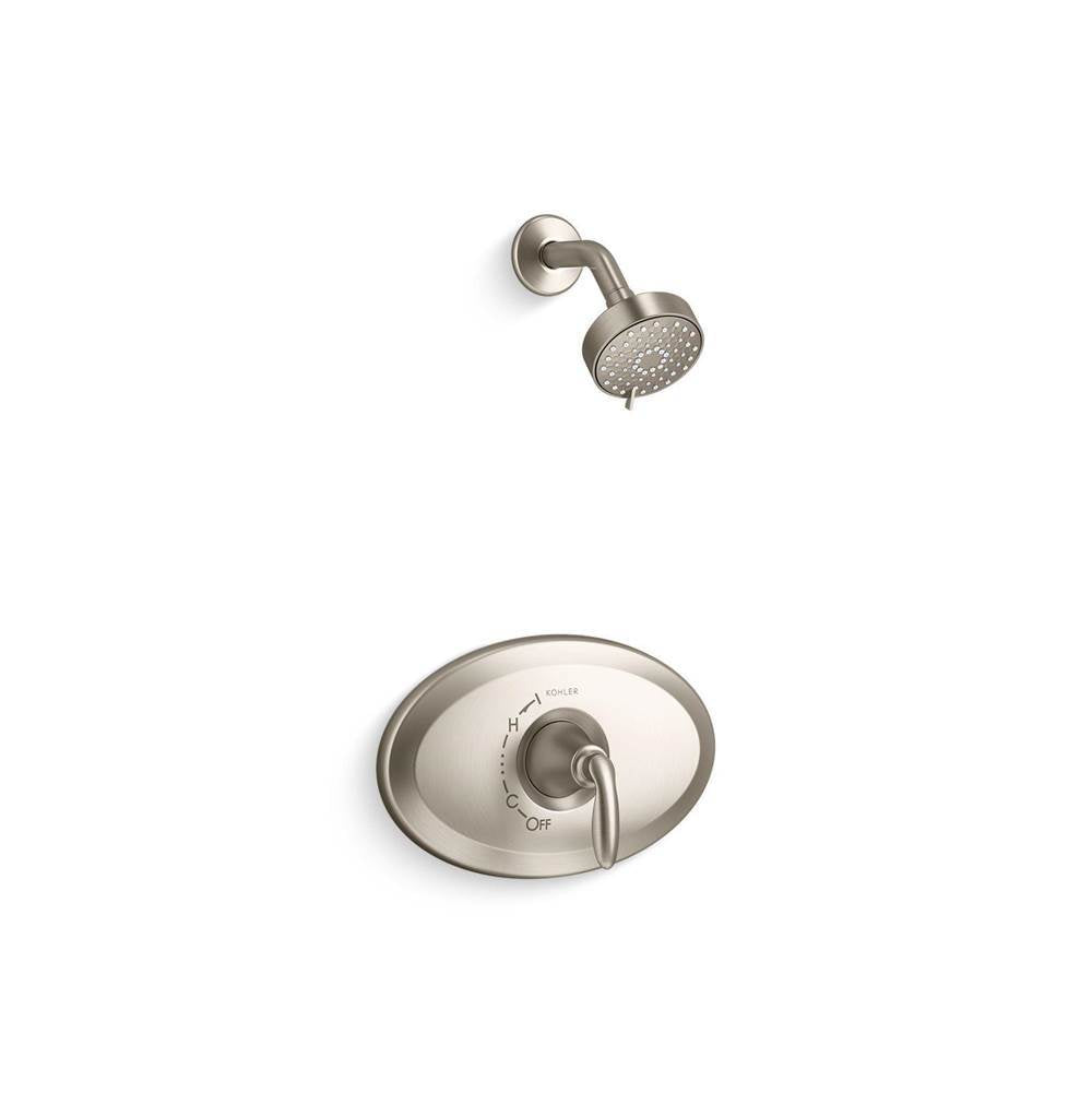 Kohler - Remodel Rite-Temp shower trim kit, 2.5 gpm - Vibrant Brushed Nickel