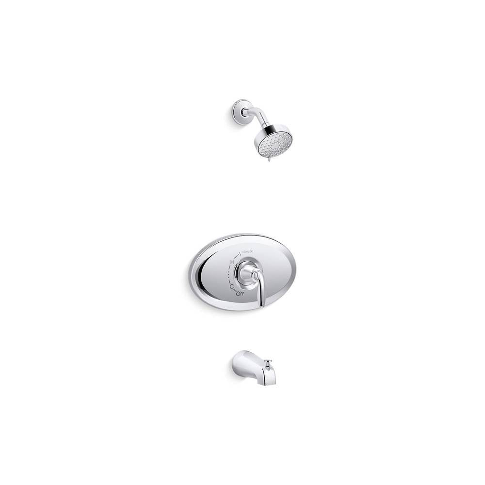 Kohler - Remodel Rite-Temp bath and shower trim kit, 1.75 gpm - Polished Chrome