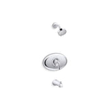 Kohler - Remodel Rite-Temp bath and shower trim kit, 1.75 gpm - Polished Chrome