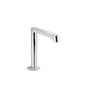 Kohler - Components Touchless single-hole lavatory faucet with Kinesis sensor technology, AC-powered, 1.5 gpm - Polished Chrome