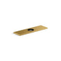 Kohler - 8'' escutcheon plate for InsightE and Kinesis faucet - Vibrant Brushed Moderne Brass