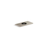 Kohler - 4'' escutcheon plate for InsightE and Kinesis faucet - Vibrant Brushed Nickel