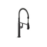 Kohler - EdalynE by Studio McGee Semi-professional kitchen sink faucet with two-function sprayhead - Matte Black
