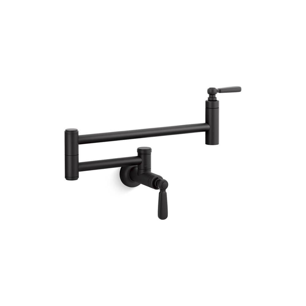 Kohler - EdalynE by Studio McGee Wall-mount pot filler - Matte Black