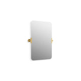 Kohler - CastiaE by Studio McGee 20'' x 30'' rectangular mirror - Vibrant Brushed Moderne Brass