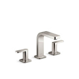 Kohler - Parallel Widespread bathroom sink faucet, 1.0 gpm - Vibrant Polished Nickel