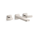Kohler - Parallel Wall-mount bath faucet trim - Vibrant Polished Nickel