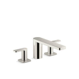 Kohler - Parallel Deck-mount bath faucet - Vibrant Polished Nickel