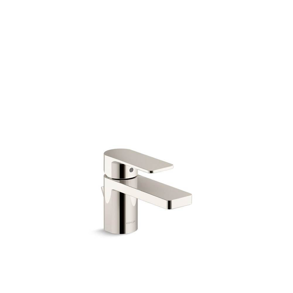 Kohler - Parallel Low single-handle bathroom sink faucet, 0.5 gpm - Vibrant Polished Nickel