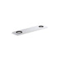 Kohler - 8'' two-hole escutcheon plate for InsightE and Kinesis lavatory faucets and soap dispensers - Polished Chrome